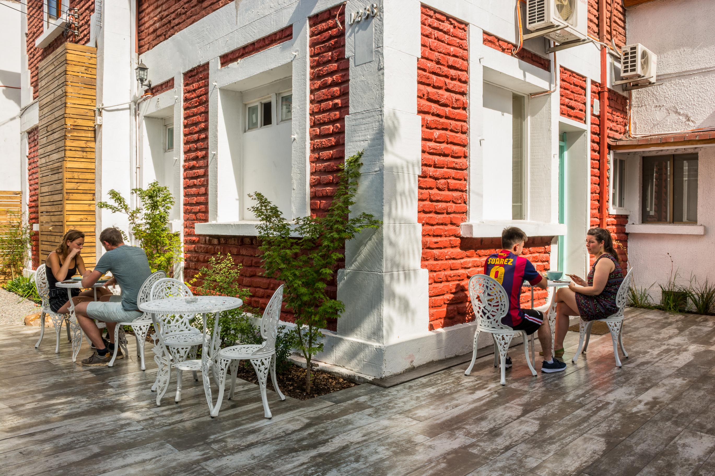 Hostal Casa Aborigen Santiago del Cile Esterno foto